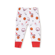 Long Sleeve Bamboo Loungewear Set - Basketball Uni