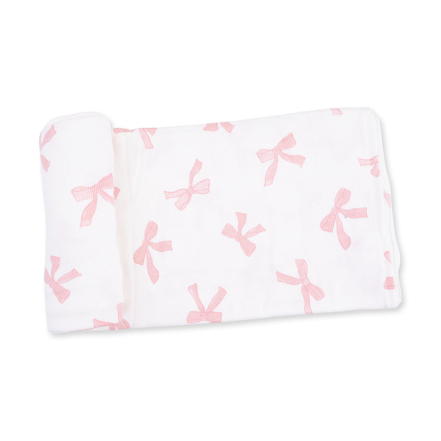Bamboo Swaddle Blanket -  Pretty Bows