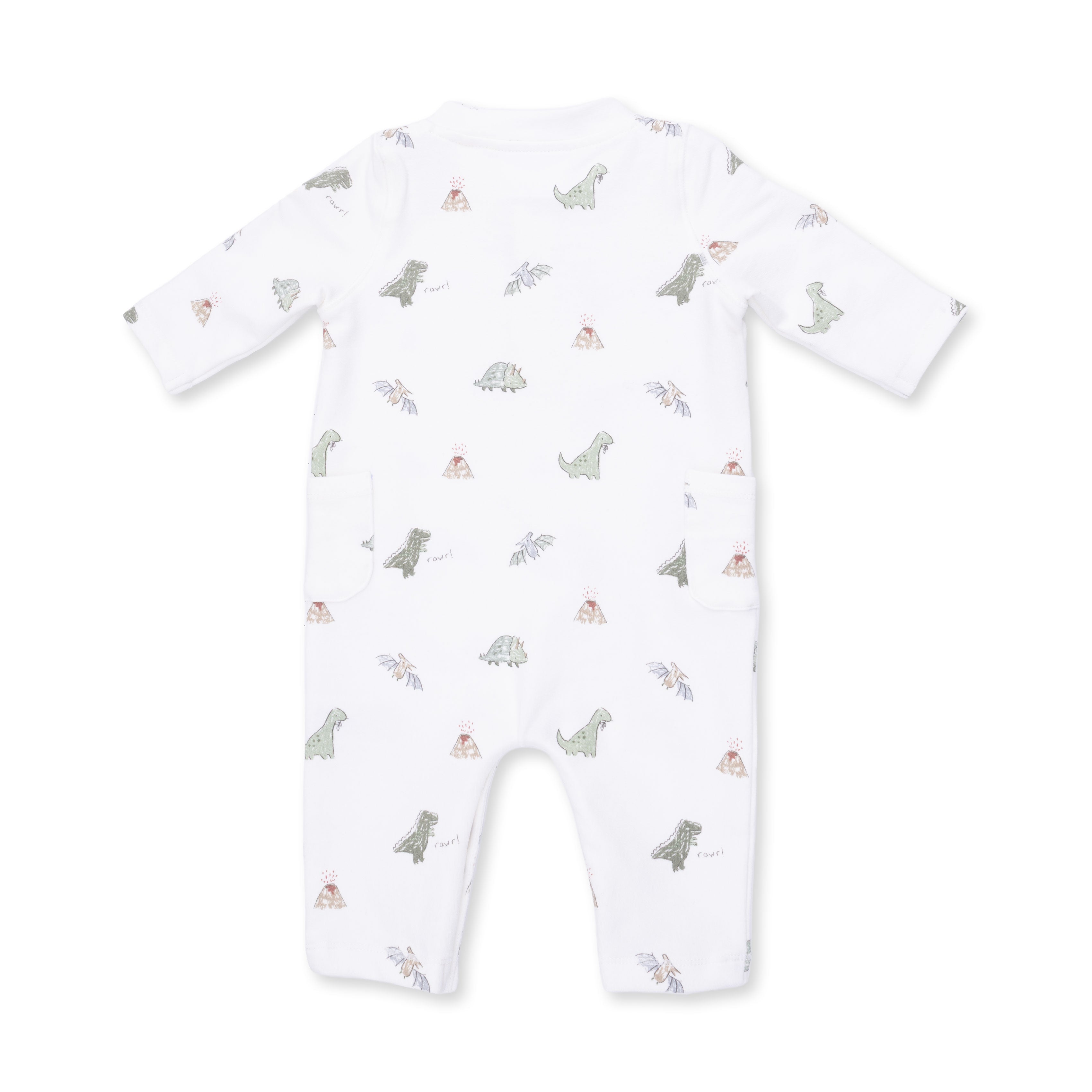 French Terry Uni Romper - Dinos