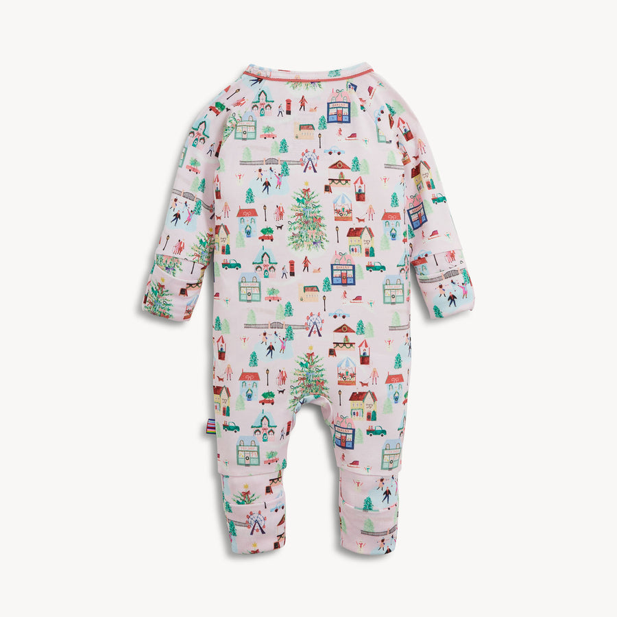 Modal Magnetic Convertible Coverall - Winter Village