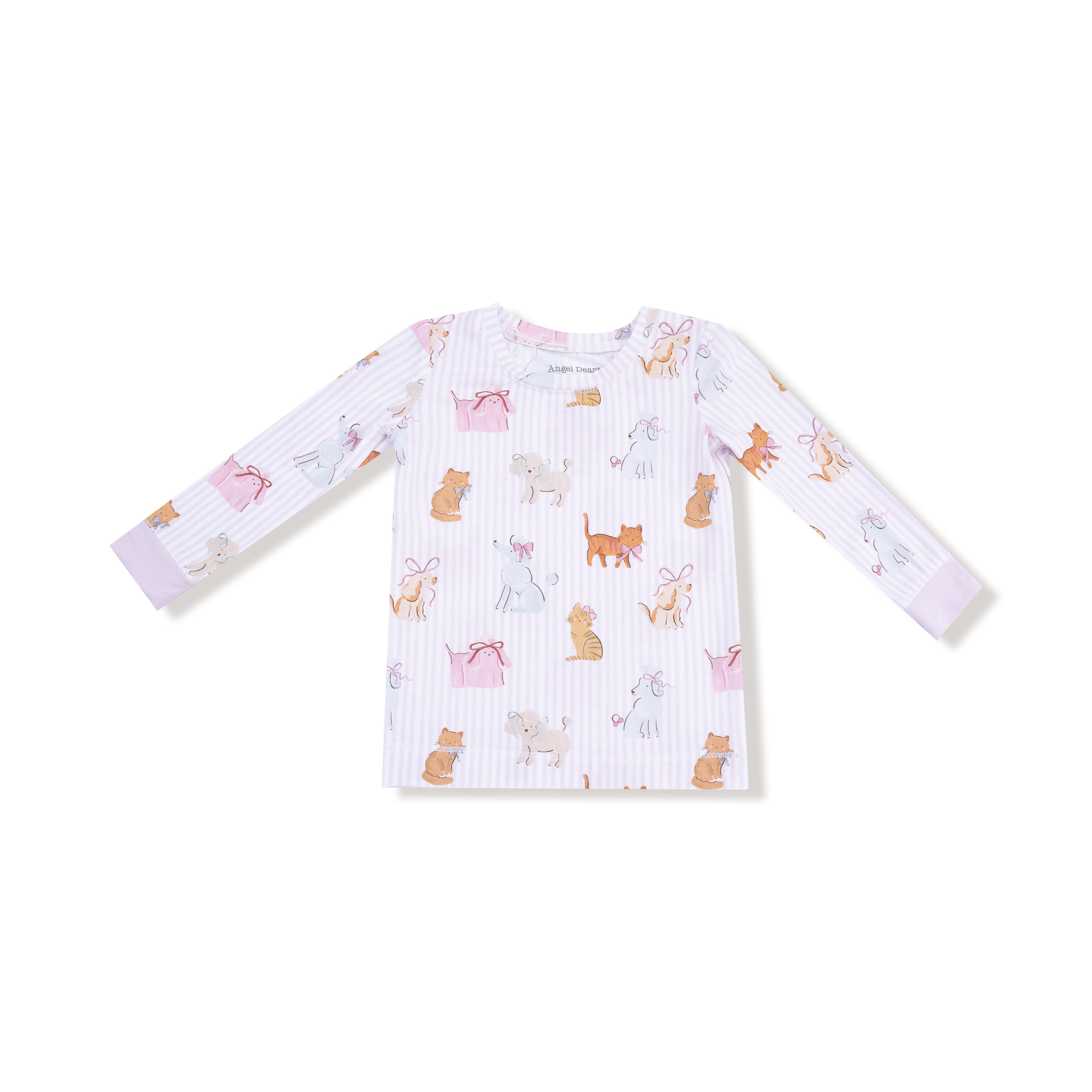 Long Sleeve Bamboo Loungewear Set - Fancy Pets