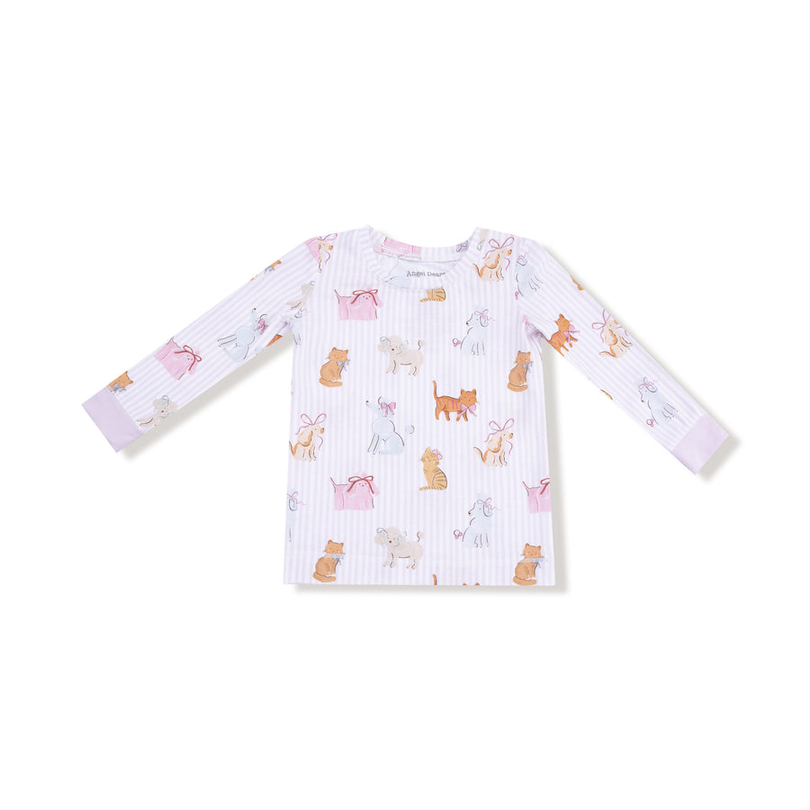 Long Sleeve Bamboo Loungewear Set - Fancy Pets