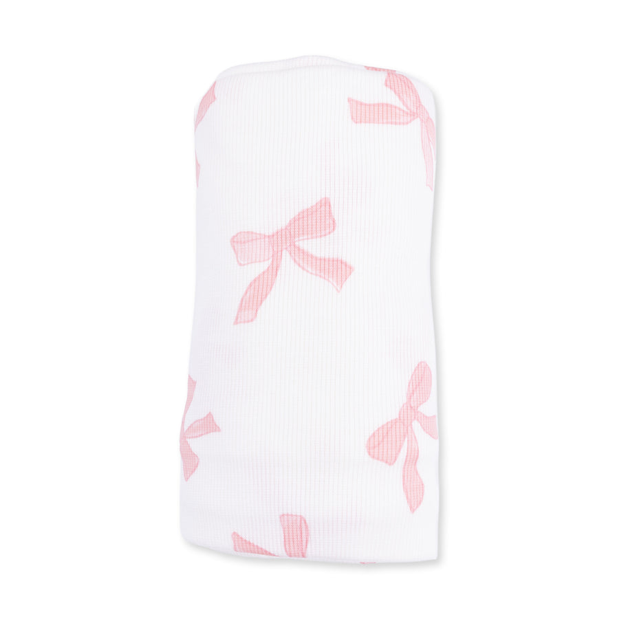 Bamboo Swaddle Blanket -  Pretty Bows