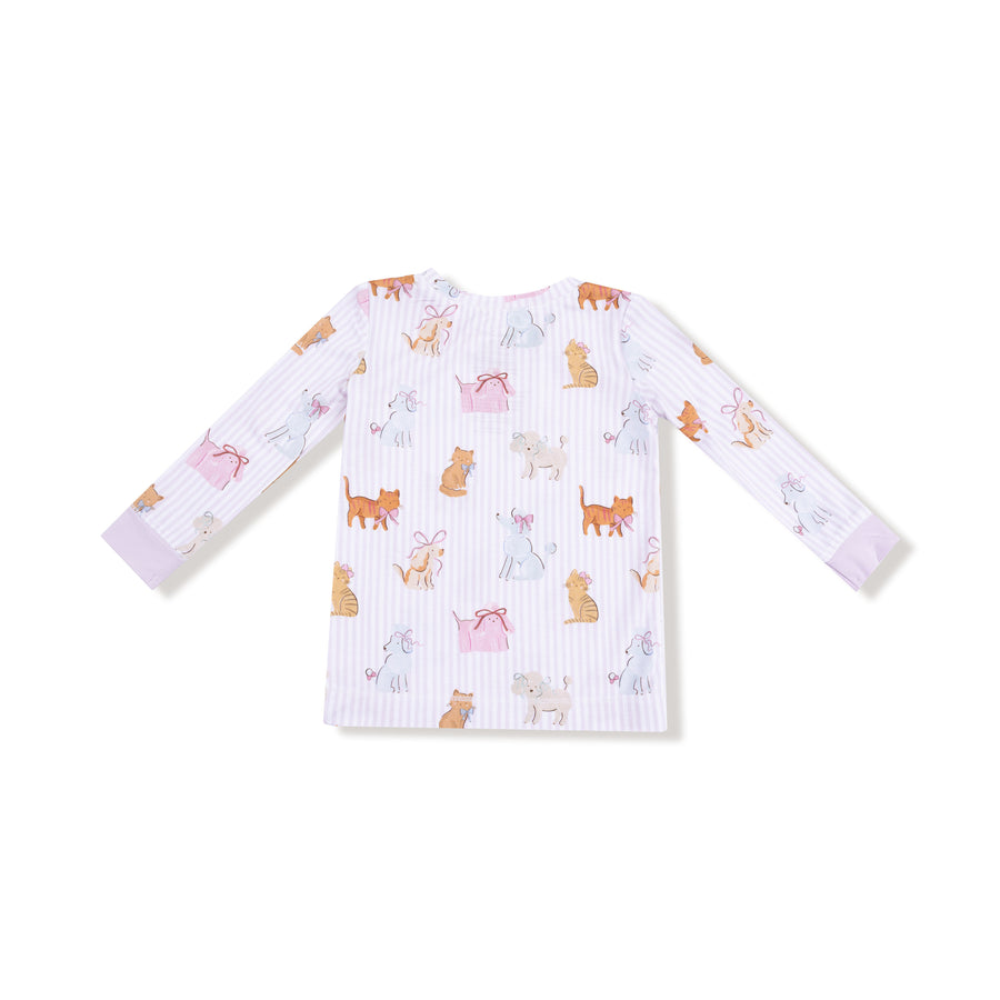 Long Sleeve Bamboo Loungewear Set - Fancy Pets
