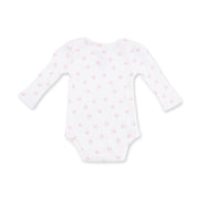 Long Sleeve Bodysuit -  Little Horseshoes - Pink