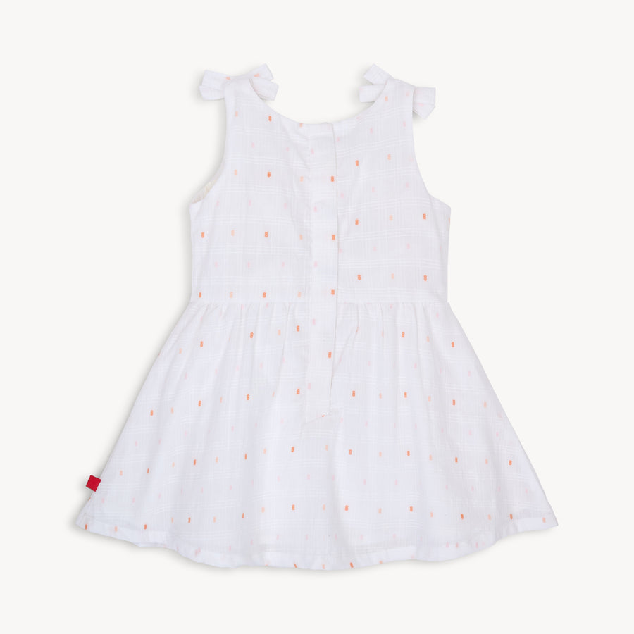 Cotton Tank Dress - White