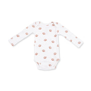 Long Sleeve Bodysuit -  Mini Footballs