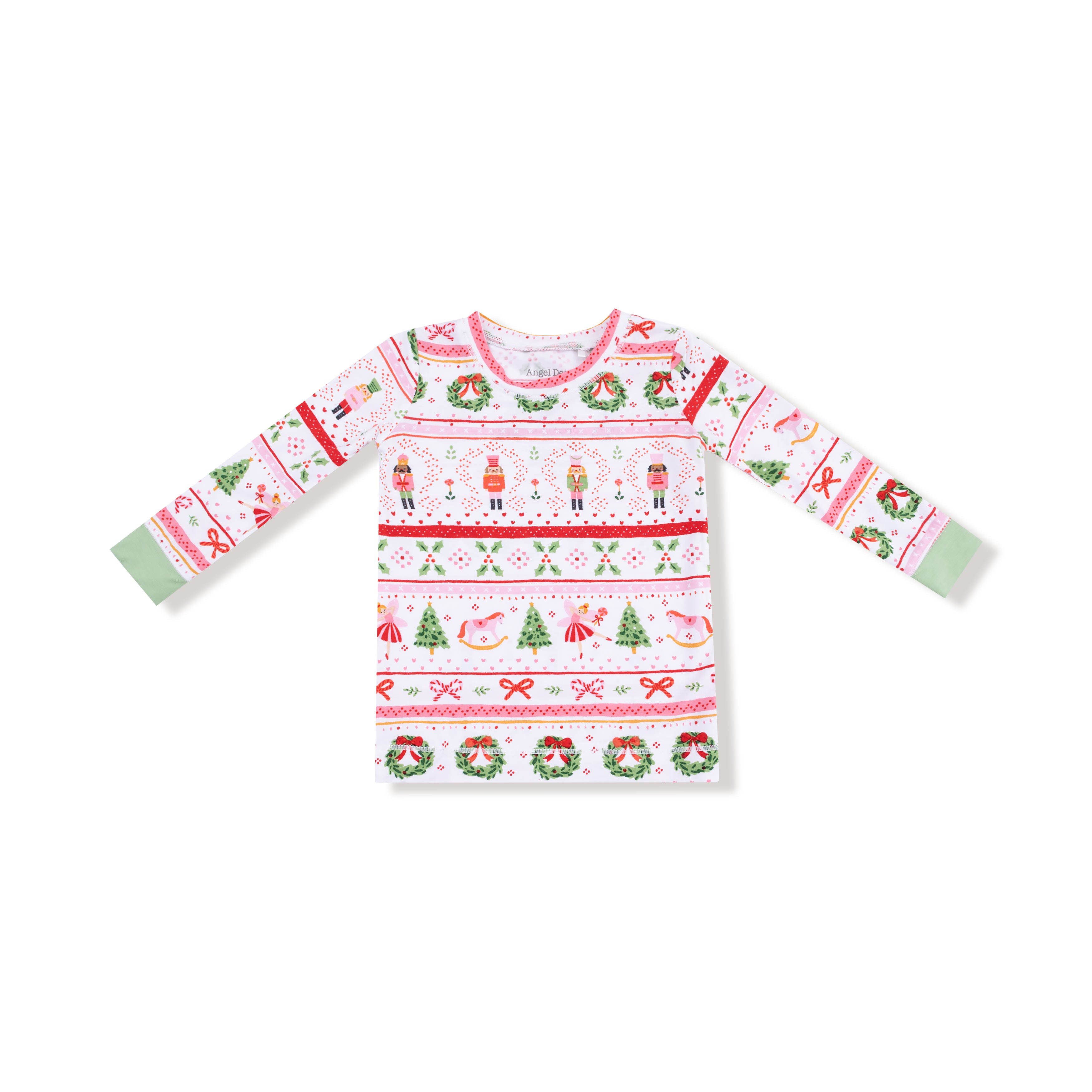 Long Sleeve Bamboo Loungewear Set - Sugar Plum Fairy - Nutcracker Fair Isle