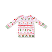Long Sleeve Bamboo Loungewear Set - Sugar Plum Fairy - Nutcracker Fair Isle