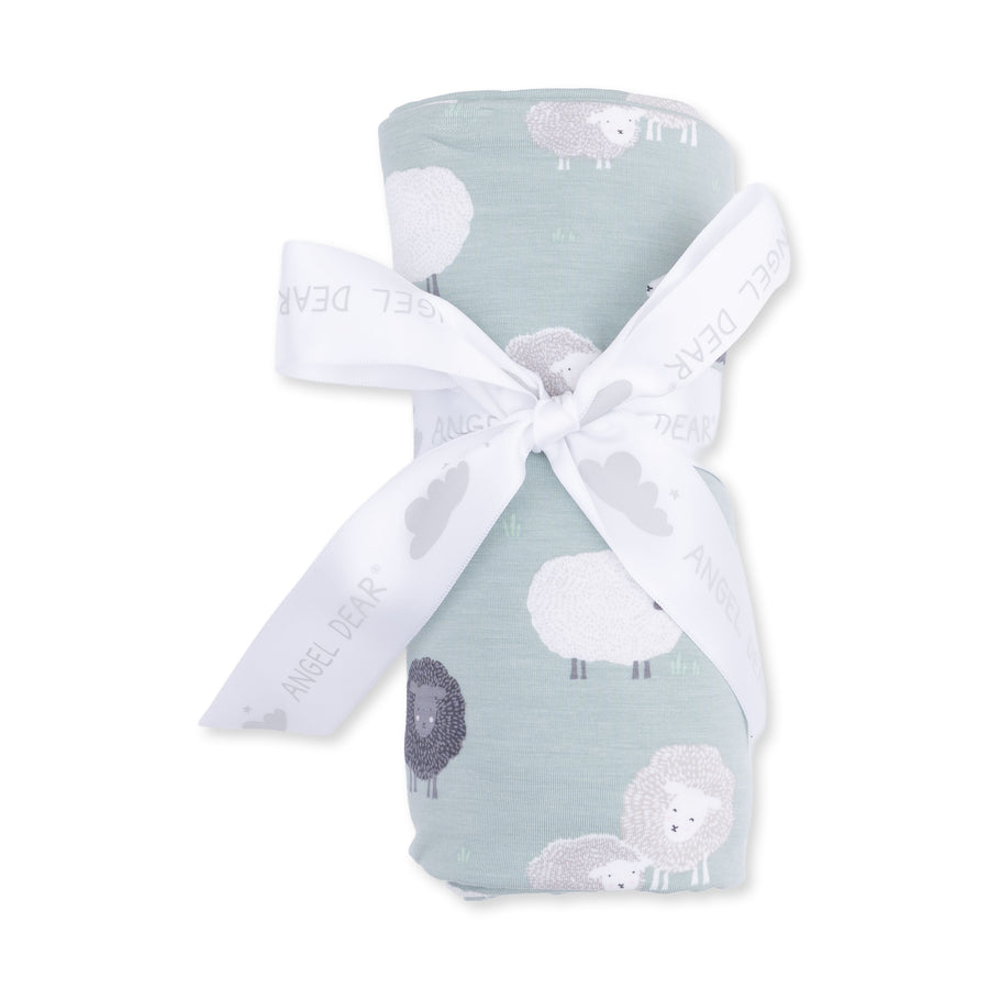 Bamboo Swaddle Blanket -  Black Sheep