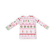 Long Sleeve Bamboo Loungewear Set - Sugar Plum Fairy - Nutcracker Fair Isle