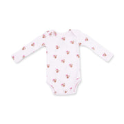 Long Sleeve Bodysuit -  Mini Football Hearts
