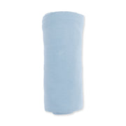 Bamboo Swaddle Blanket -  Solid Stone Blue