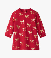 Bow-Foil Dress