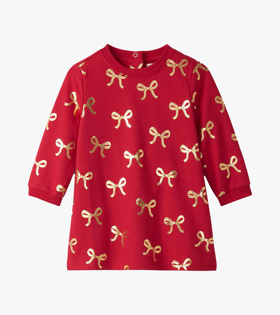 Bow-Foil Dress