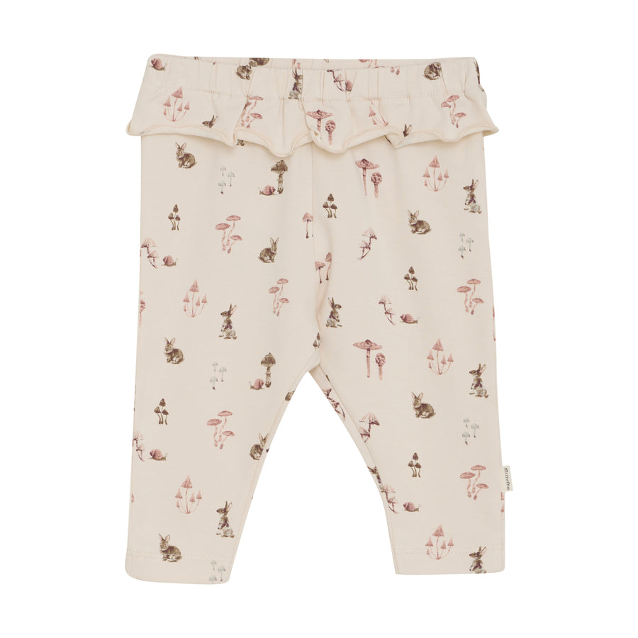 Ruffle Leggings - Woodland Bunny