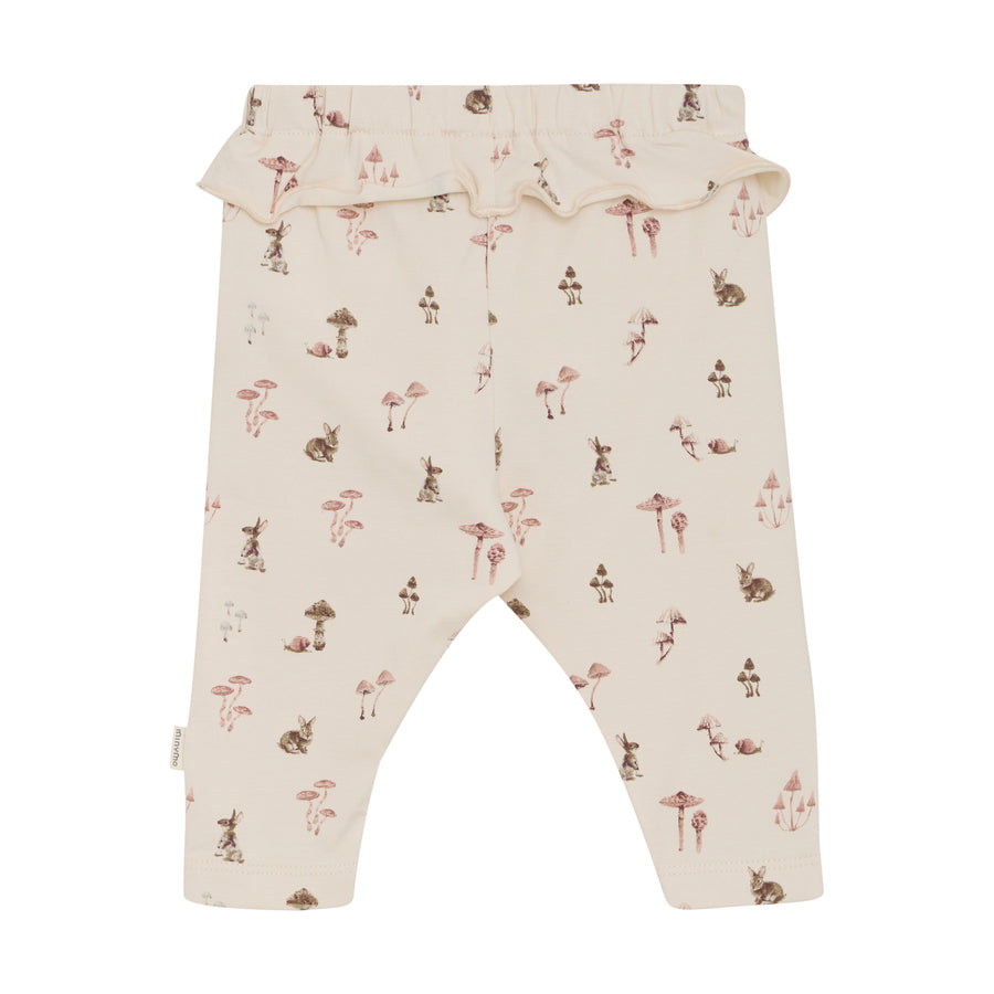 Ruffle Leggings - Woodland Bunny
