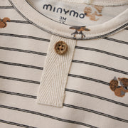 Long Sleeve Bodysuit - Woodland Stripe