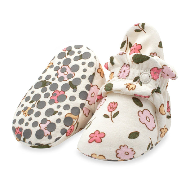 Organic Cotton Gripper Booties - Various Colors
