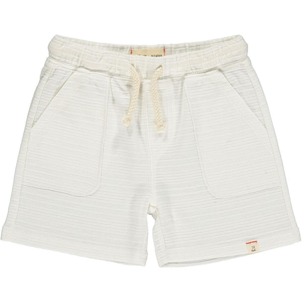 Bluepeter Shorts - White Ribbed