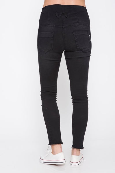 Olivia High Rise Skinny Jeans - Black