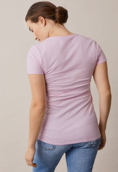 Classic Short Sleeve Top - Light Orchid
