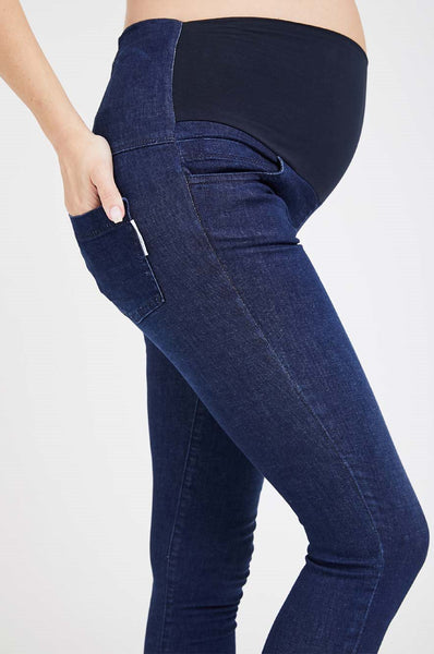 Olivia High Rise Skinny Jeans - Blue Denim