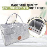 Diaper Caddy Organizer - Classic Gray