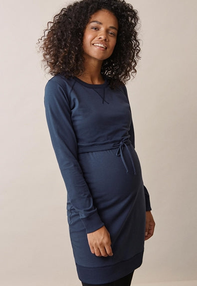 B Warmer Dress - Thunder Blue