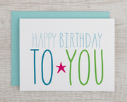 Birthday Card - Various
