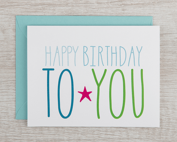 Birthday Card - Various