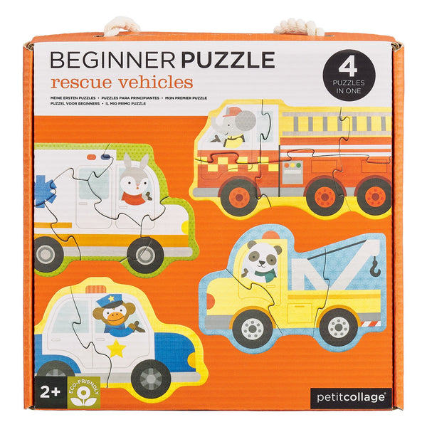 Beginner Puzzle - Rescue Vehicles