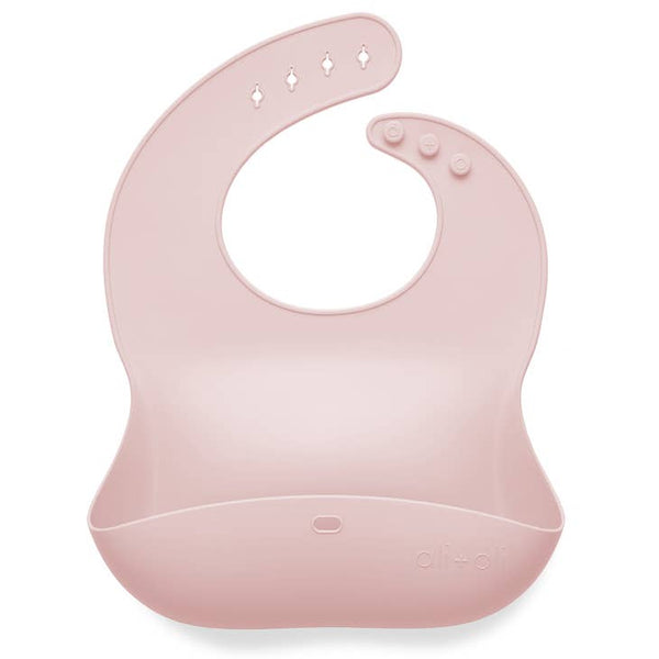 Silicone Roll-Up Baby Bib - Various Colors