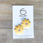 Flower Hair Clip Set of 2 - Various Colors
