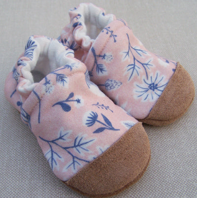 Organic Cotton Knit Slippers - Pink Sugar
