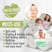 Deluxe Baby Washcloths - Soft White