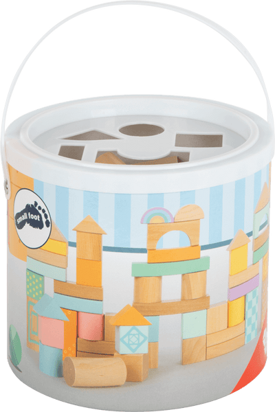 Pastel Wooden Building Blocks