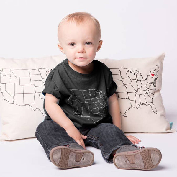 Toddler Map T-Shirt - Virginia (Various)