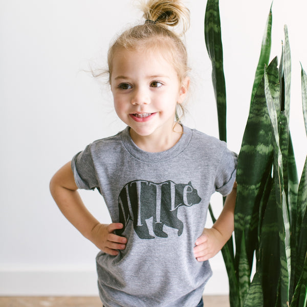 Little Bear Kid's Tee - Gray