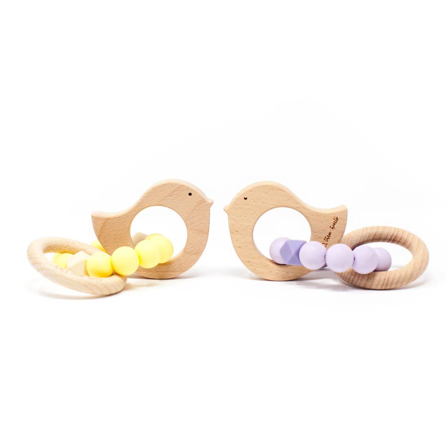 Dove Teething Rattle - Various Colors