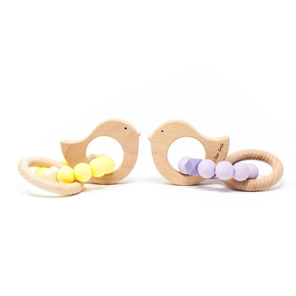 Dove Teething Rattle - Various Colors