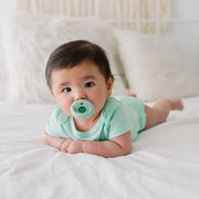 Cable Sweetie Soother Pacifiers - 2 Pack - Robins Egg Blue & Nautical Navy