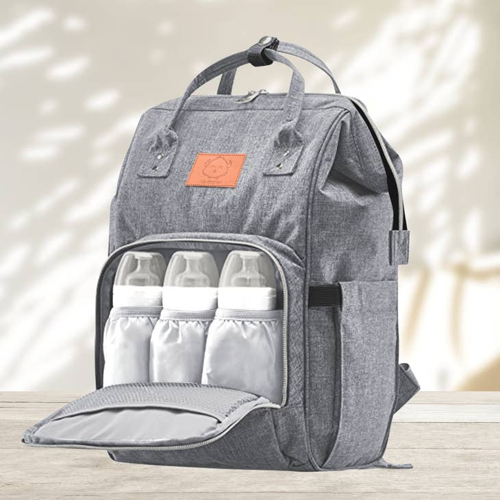 Original Diaper Backpack with Changing Pad - Classic Gray