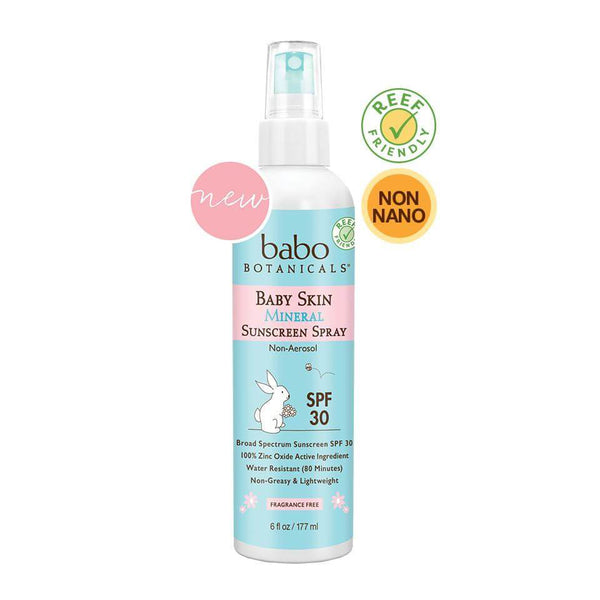 Baby Skin Mineral Sunscreen Spray Pump SPF 30