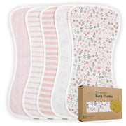 Organic Burp Cloths Sweet Charm - Set of 5