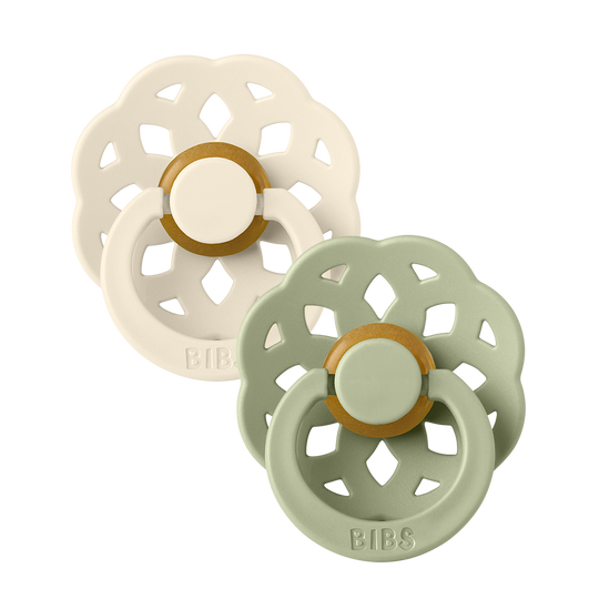 BIBS Pacifier 2 Pack - Boheme Size 1 - Various Colors
