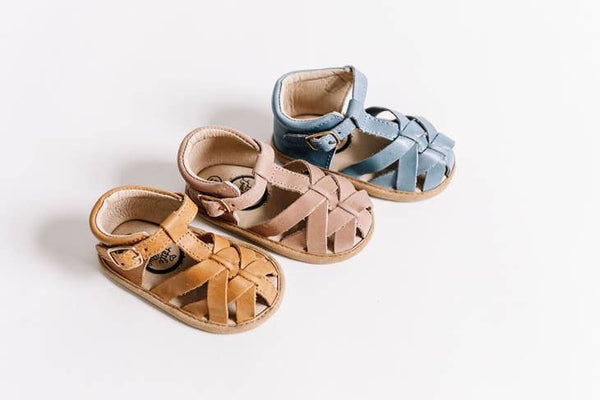 Sapphire Blue Closed Toe Sandal