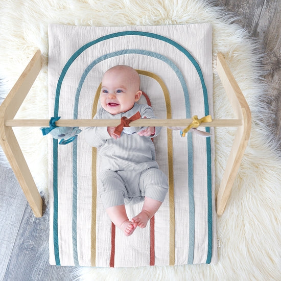 Ritzy Activity Gym™ Wooden Gym with Toys