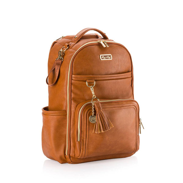 The Boss Plus Backpack Diaper Bag - Cognac