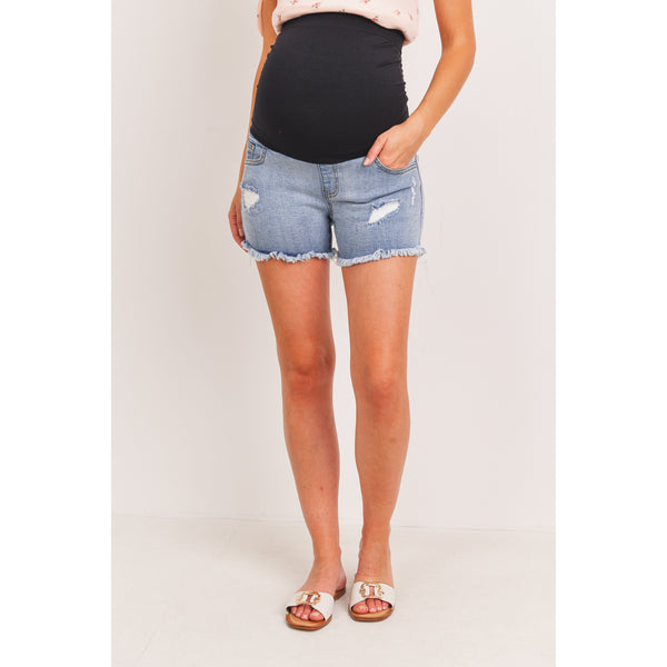Maternity Jean Shorts